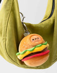 Hamburger Tayto Potato Plush Keychain