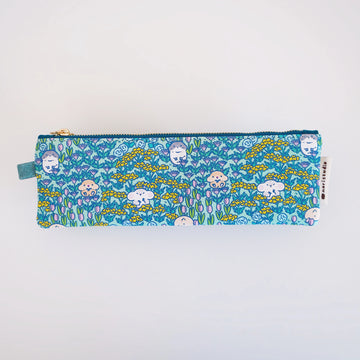 Hamster Meadow Zipper Pencil Pouch