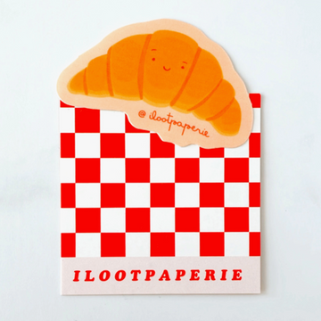 Happy Croissant Mini Sticker