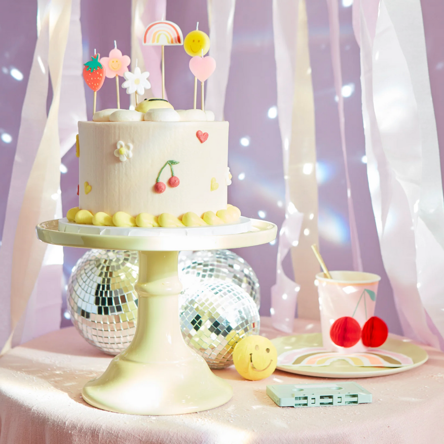 Happy Face Icons Candles