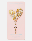 Heart Confetti Cake Topper