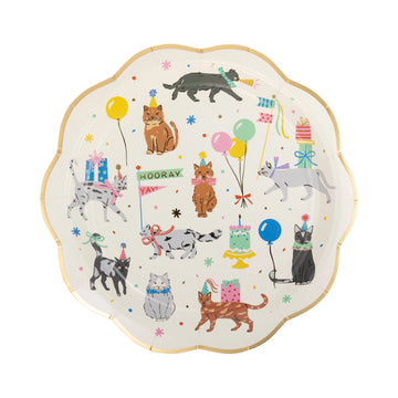 Hooray Yay Cat Party Plates