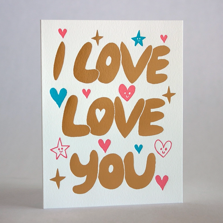 I Love Love You Card