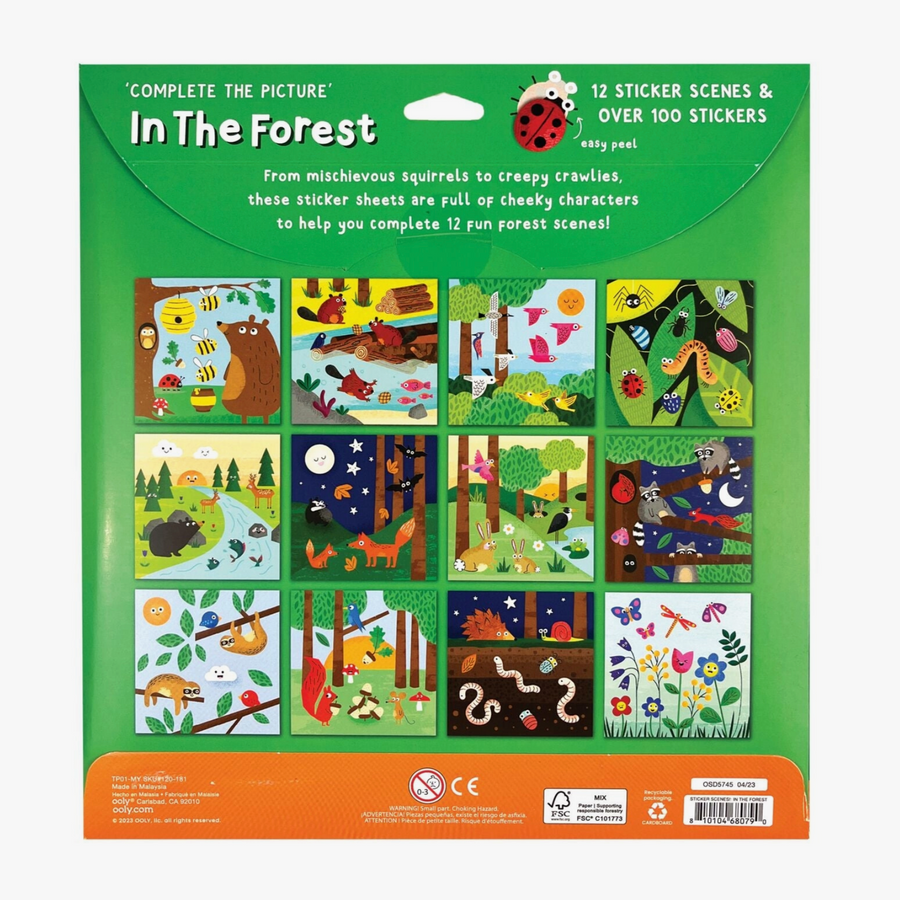 In the Forest Sticker Scenes