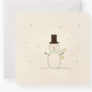 Jolly Snowman Mini Card