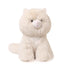 A plush toy resembling a Himalayan cat with a soft cream-colored coat, designed for young children.