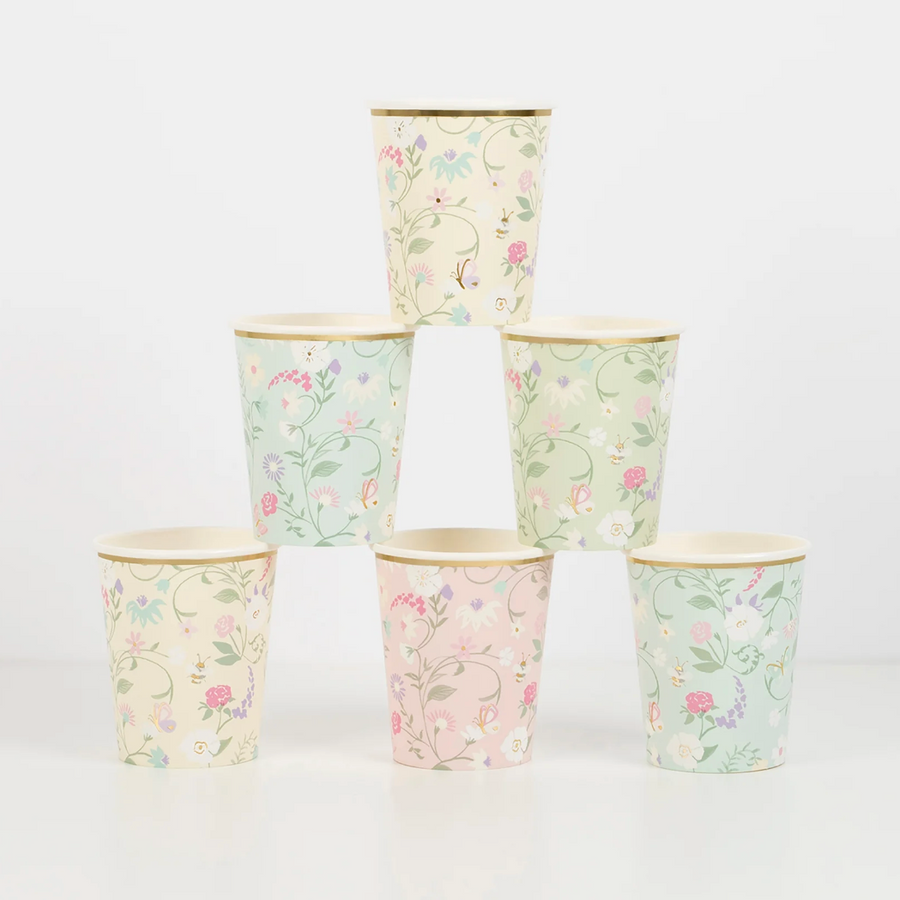 Laduree Paris Floral Cups