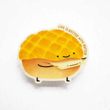 Life Is Butter with Butter Sticker