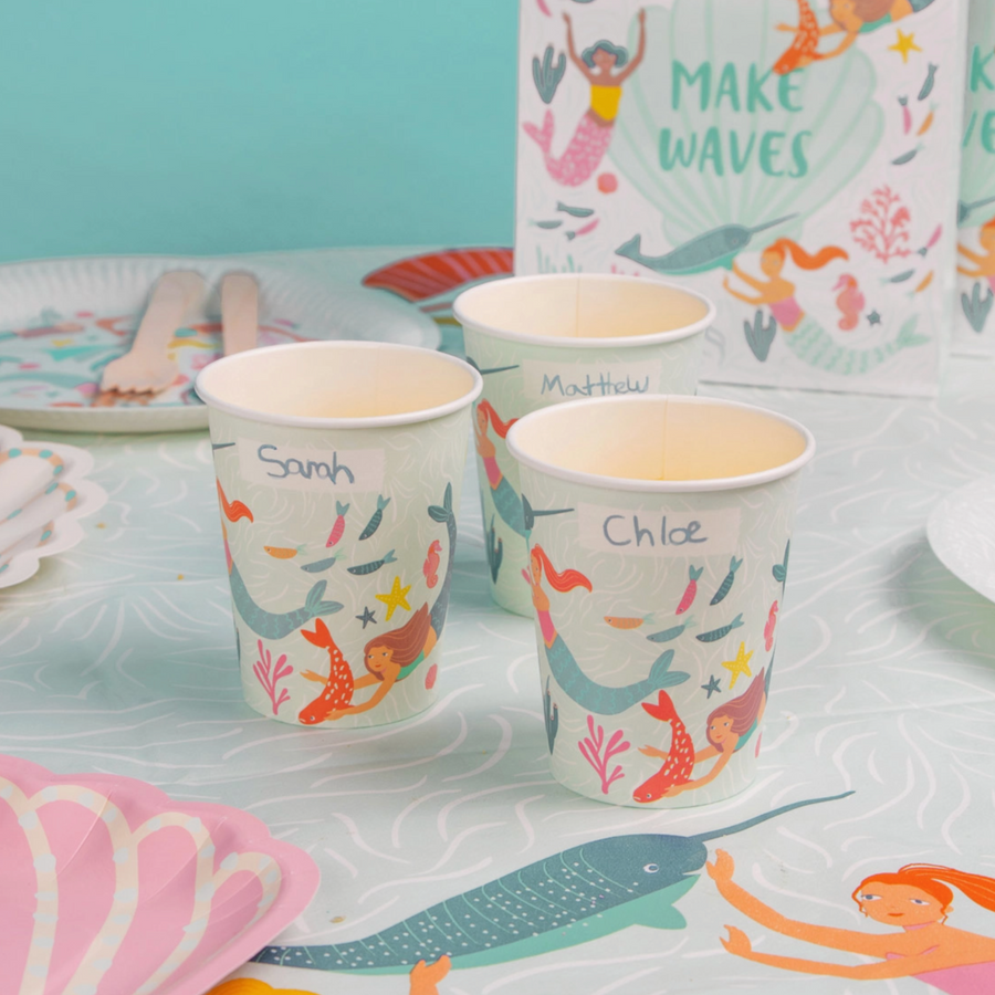 Mermaid Party Cups
