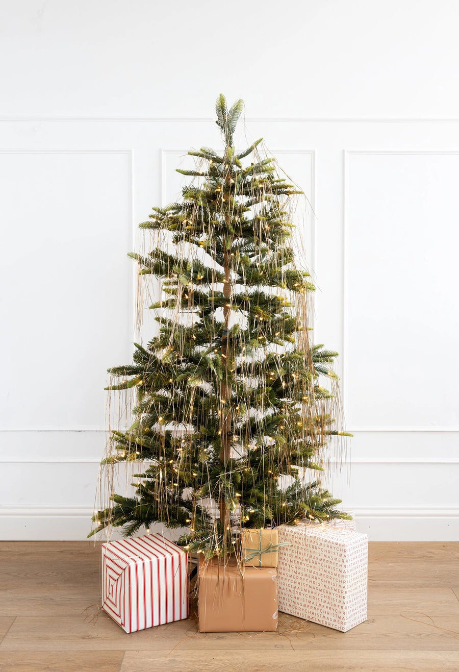 Gold Metallic Tree Tinsel