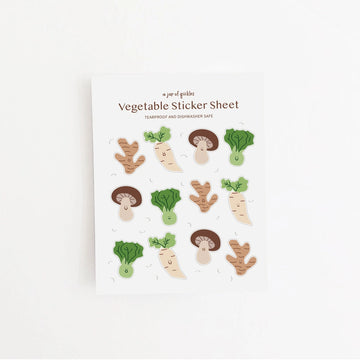 Vegetable Sticker Sheet
