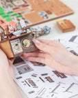Ramen Morita-Ya DIY Miniature House Book Nook Kit