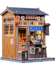 Ramen Morita-Ya DIY Miniature House Book Nook Kit