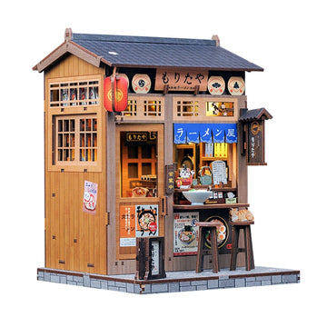 Ramen Morita-Ya DIY Miniature House Book Nook Kit