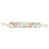 package of 6 surprise ball favors with colorful stripe pattern and star detail