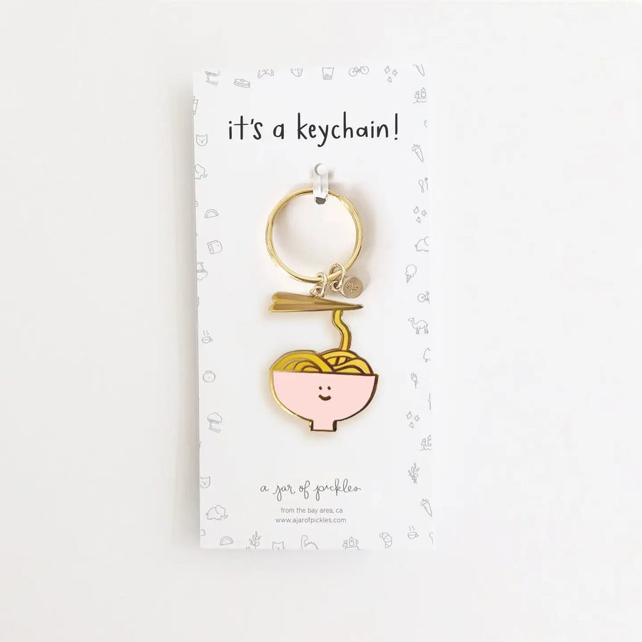 Noodle Bowl Keychain