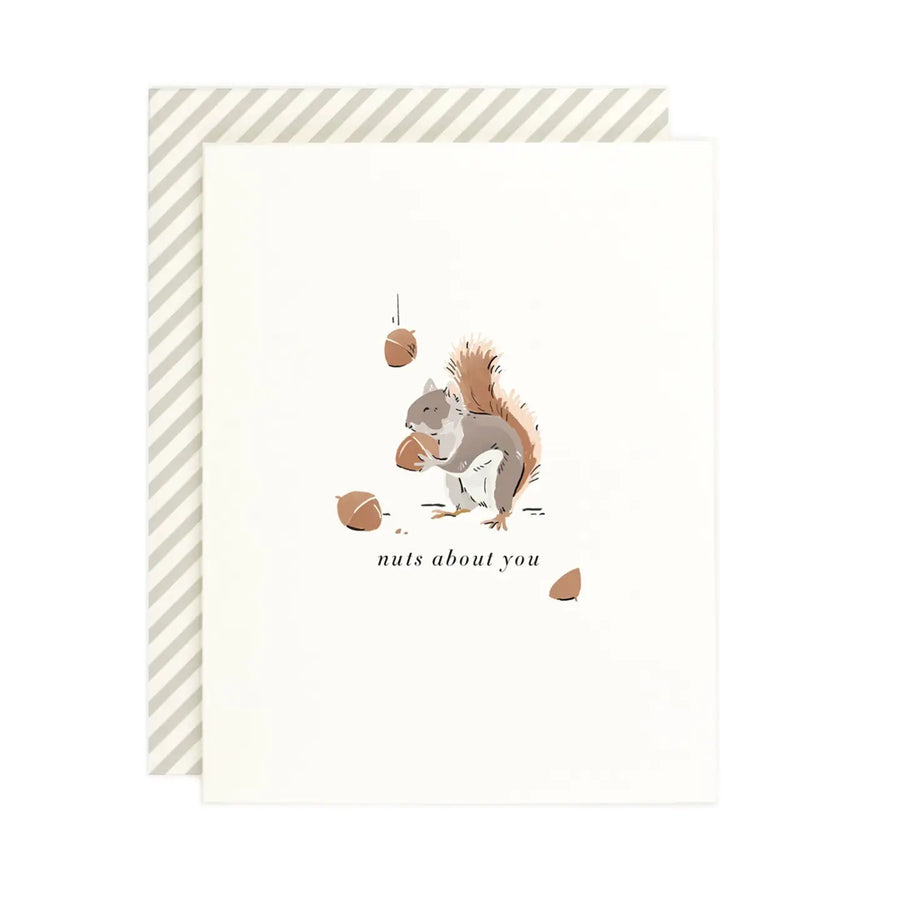 Nuts About You Squirrel Card