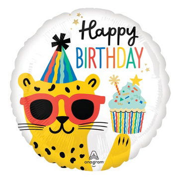 Party Animal Cheetah Birthday Small Balloon