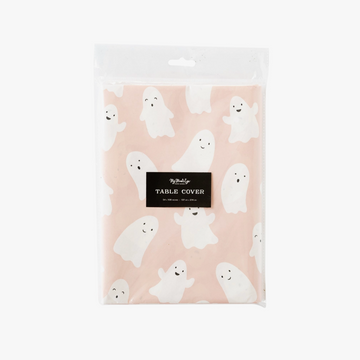 Party Ghost Pink Paper Table Cloth