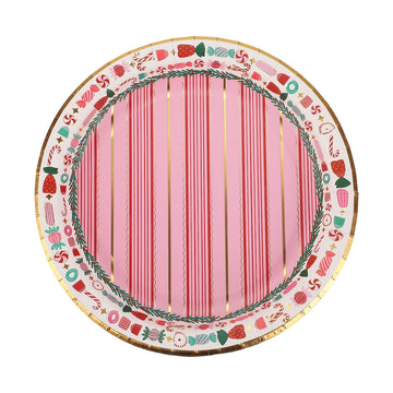Peppermint Party Dinner Plate