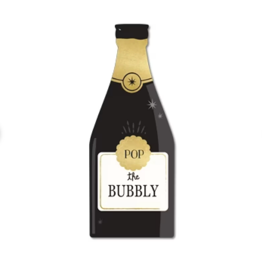 Pop the Bubbly Champagne Shaped Napkins
