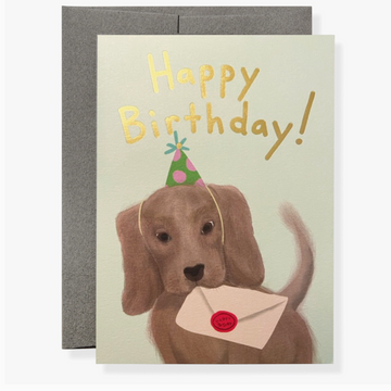 Puppy Mail Birthday Card