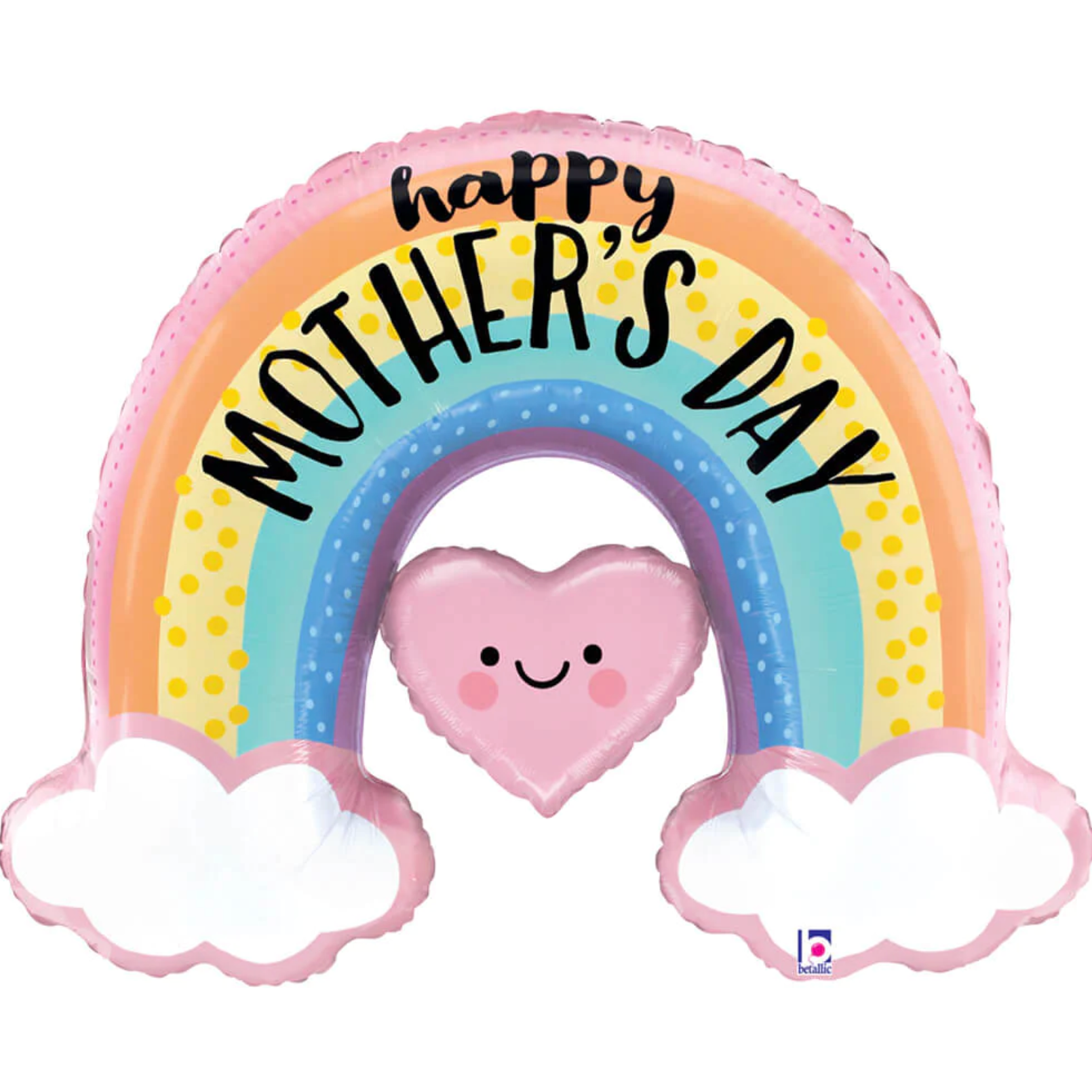 Rainbow Heart Mother's Day Balloon