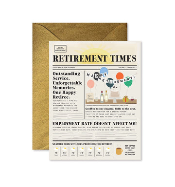 Retirement Times Card