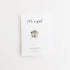 smiley rice cooker shaped pin on white background