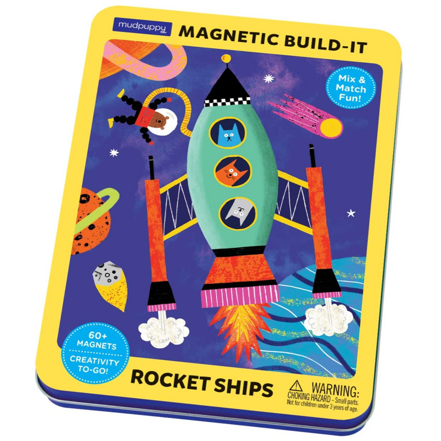 Rocket Ships Magnetic Build Kit