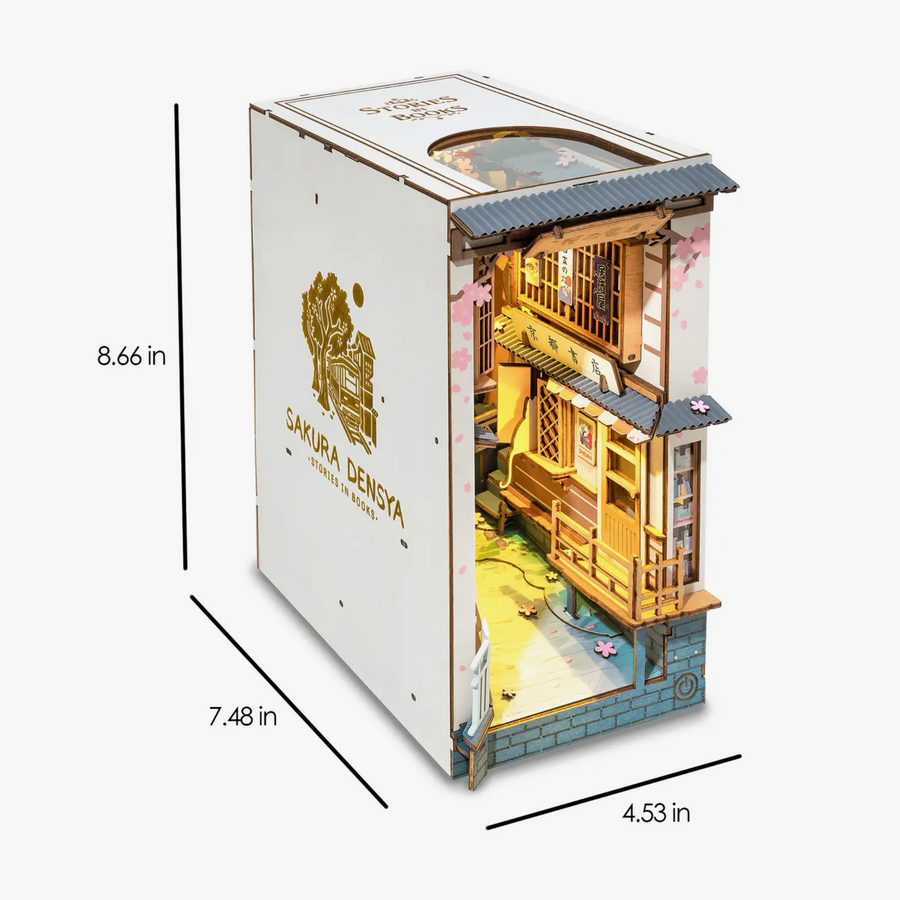 Sakura Densya DIY Miniature House Book Nook Kit