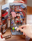 Sakura Wine Alley DIY Miniature House Book Nook Kit