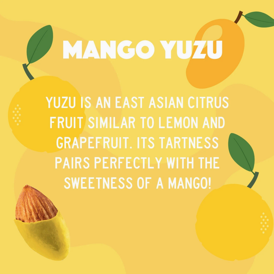 Mango Yuzu Chocolate Almonds - Snack Size
