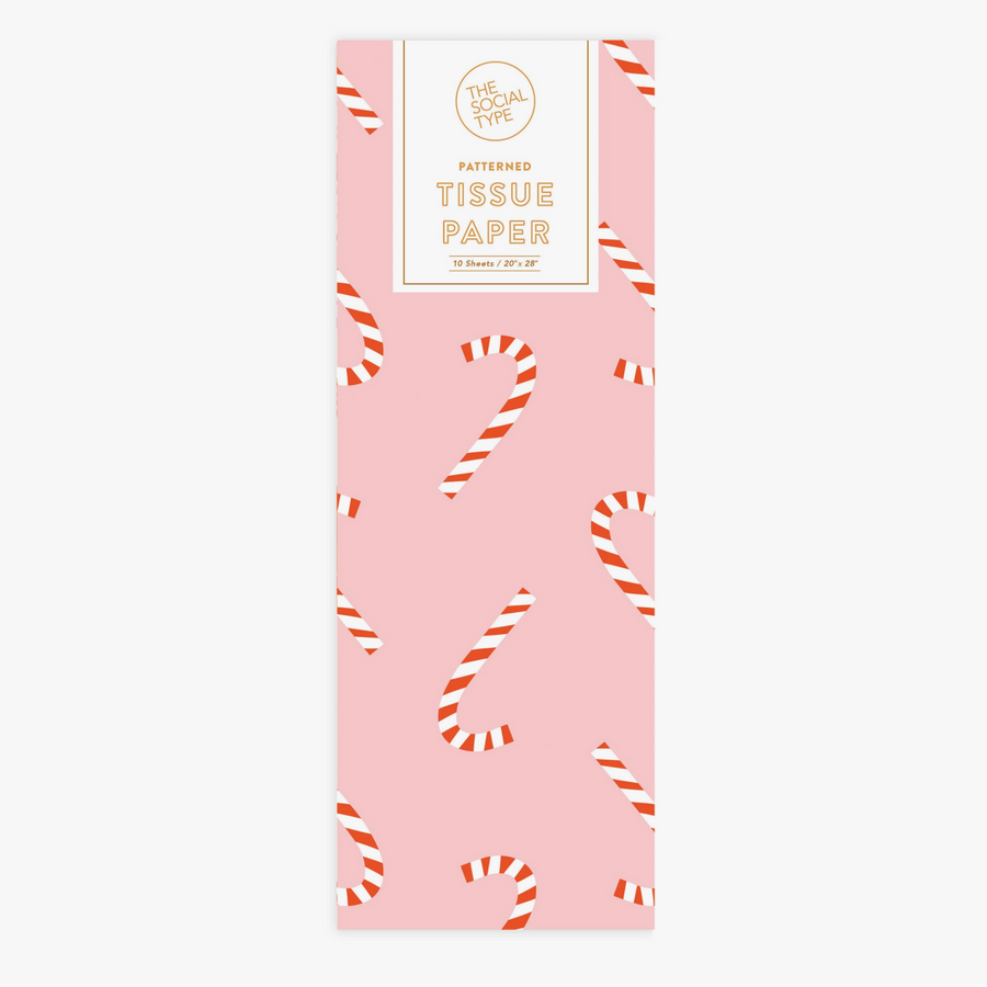 Candy Cane Holiday Tissue Paper