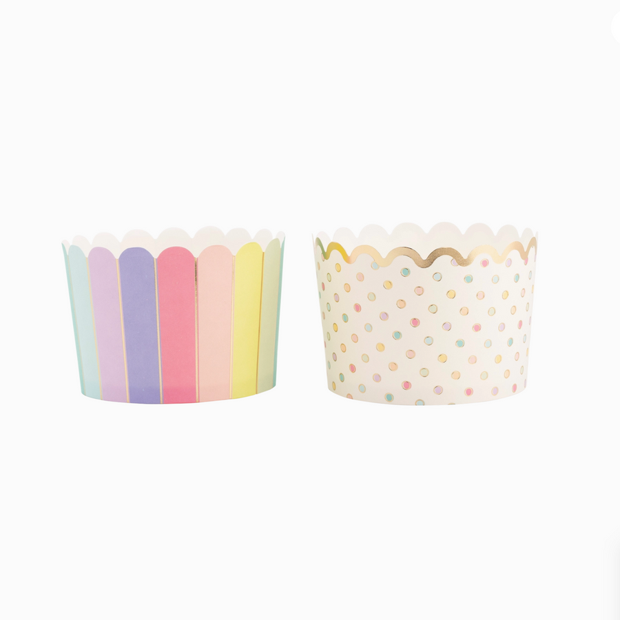 Dots and Stripes Jumbo Food Cups