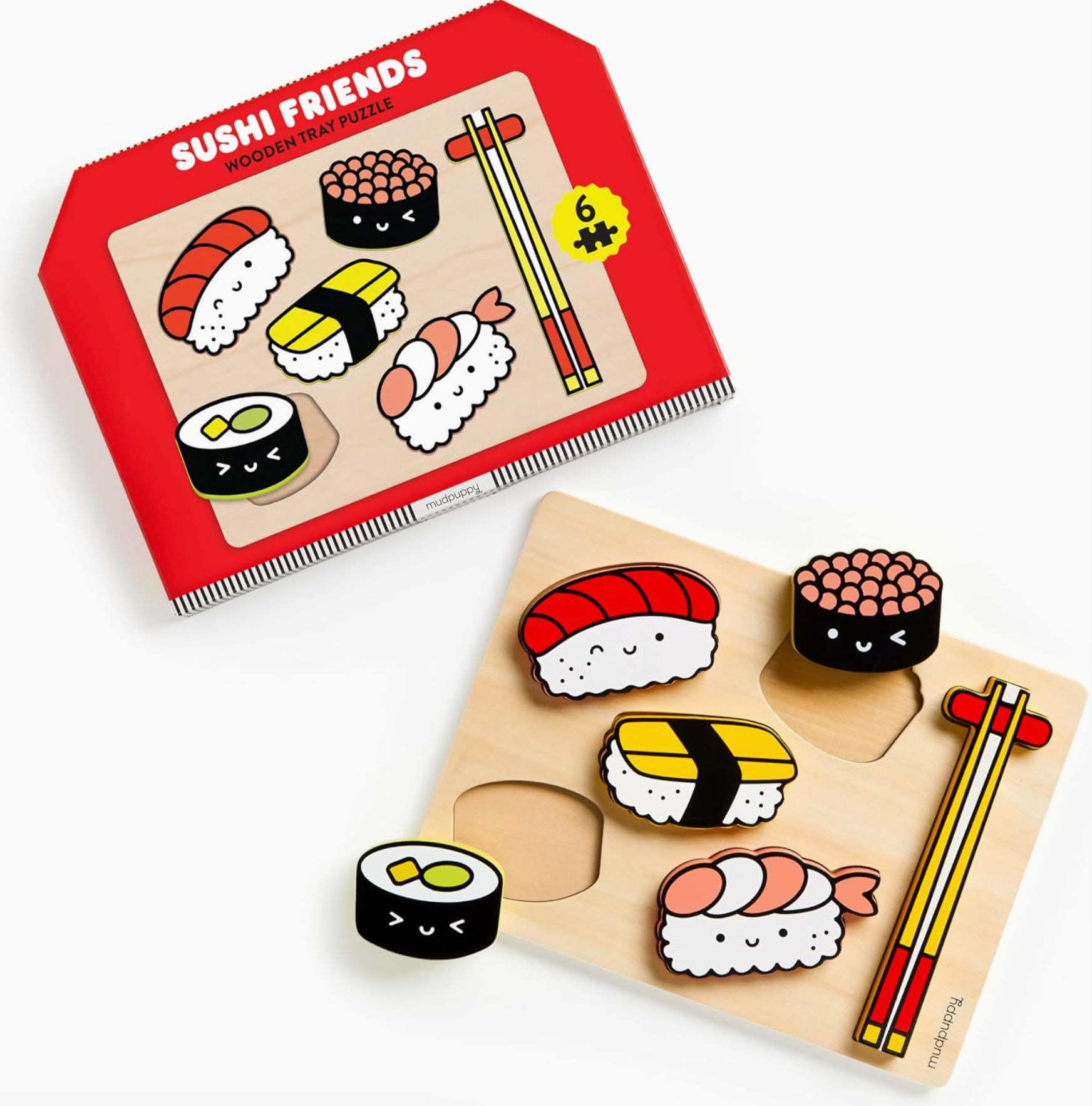 wooden sushi puzzle for kids