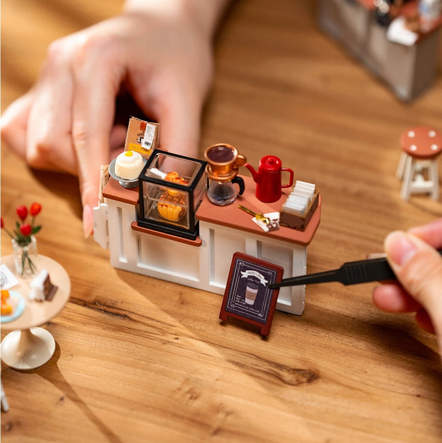 Slow Life Café DIY Miniature House Kit