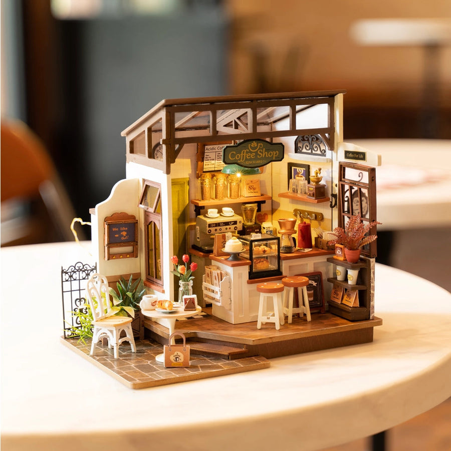 Slow Life Café DIY Miniature House Kit