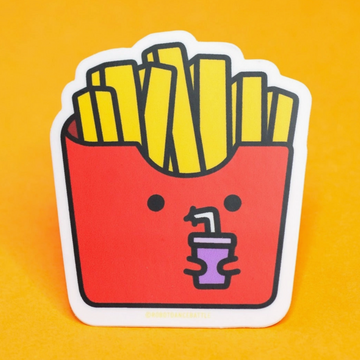 Small Fry with Drink Sticker