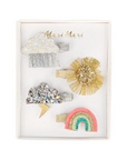 Sparkly Weather Hair Clips