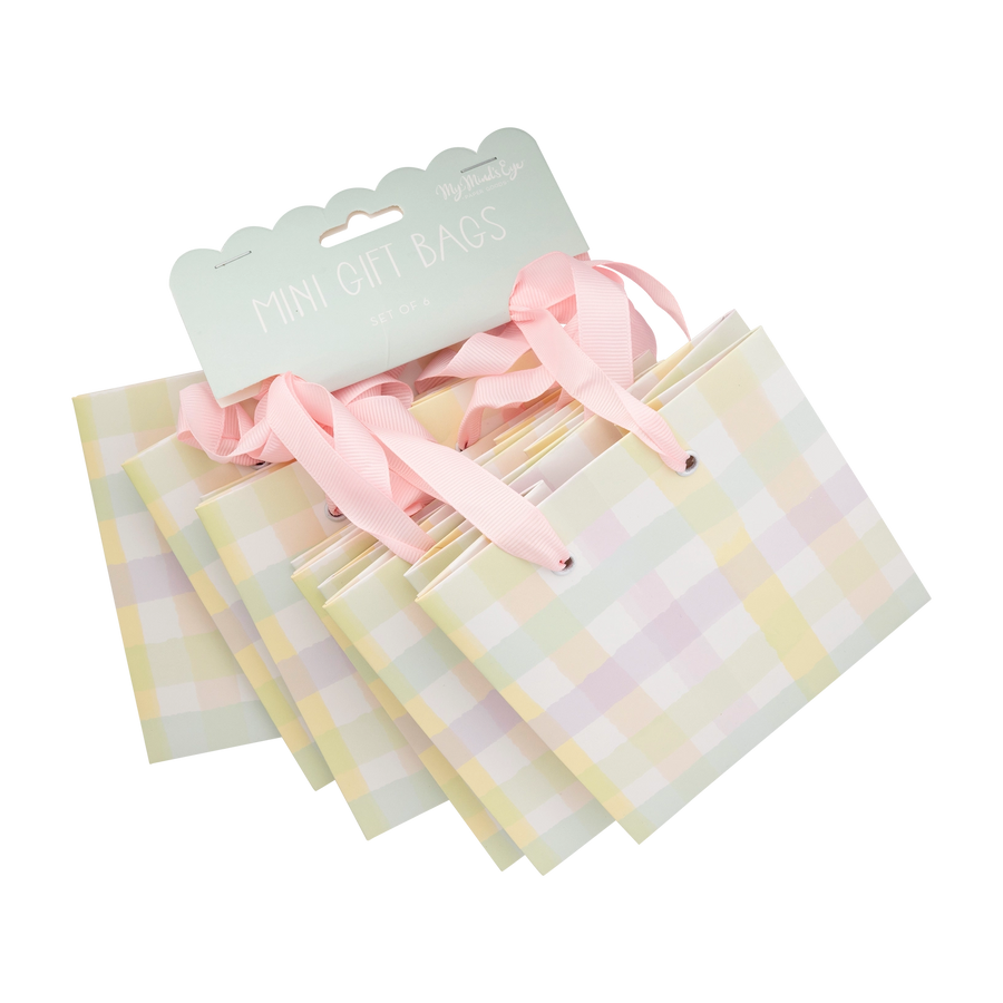 Spring Checker Gift Bags