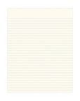Lined paper on white background