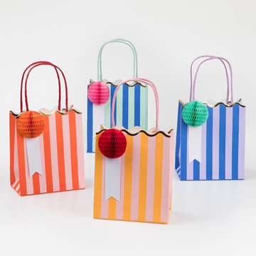Stripe and Honeycomb Ball Party Bags