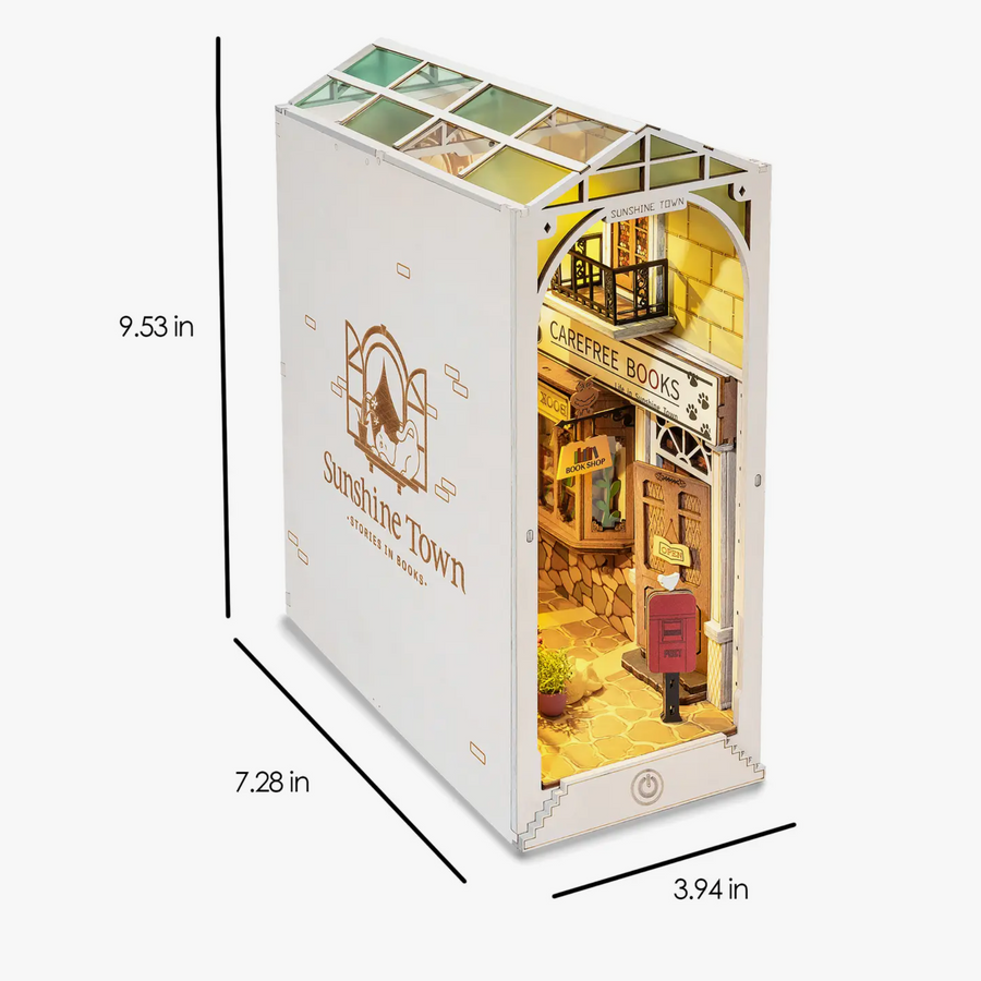 Sunshine Town DIY Miniature House Book Nook Kit