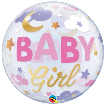 Sweet Dreams Baby Girl Balloon Bubble