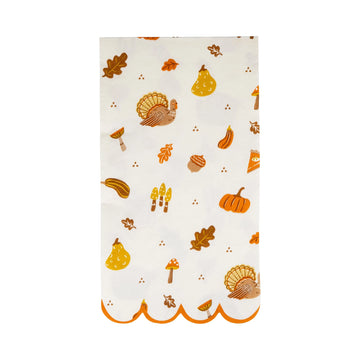 Thanksgiving Icons Dinner Napkin