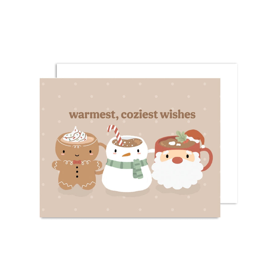 Warmest Coziest Wishes Christmas Card