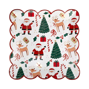 Whimsy Christmas Scatter Plates