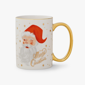 Winking Santa Mug