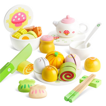 Wooden Dim Sum Tea Play Set